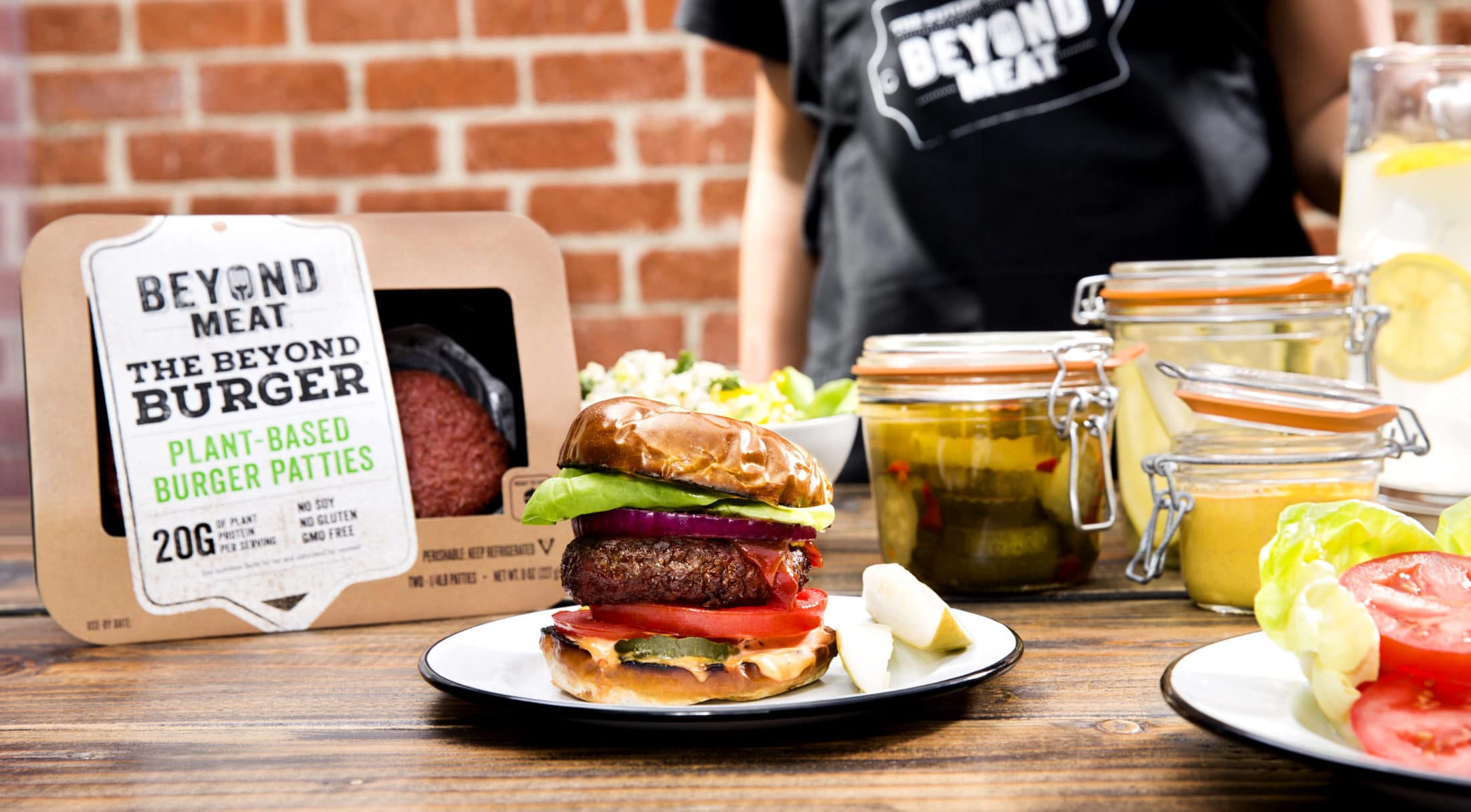 beyond meat plant-based burger