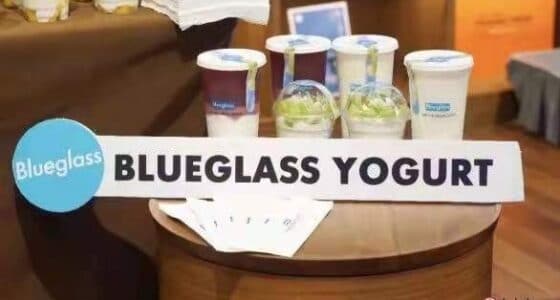 Blueglass yogurt raised funds - food tech news in Asia