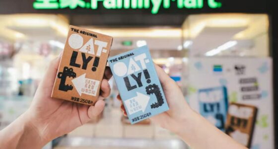 OATLY and FamilyMart in China - food tech news in Asia