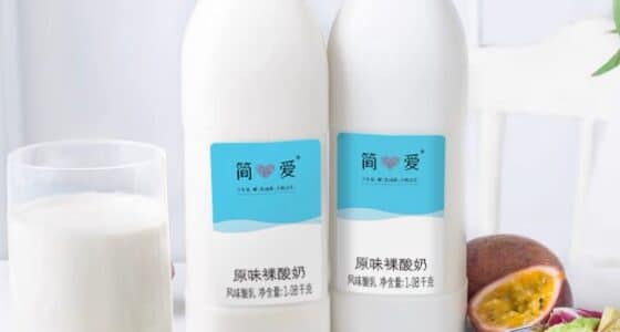 keep it simple with yogurt in China follow the '0' trend- food tech news in Asia