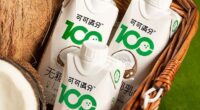 The new style coconut food and beverage brand COCO 100/food tech news Asia