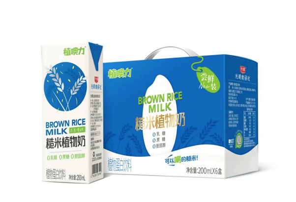 Bright Dairy launched the first brown rice plant-based milk/ food tech news Asia