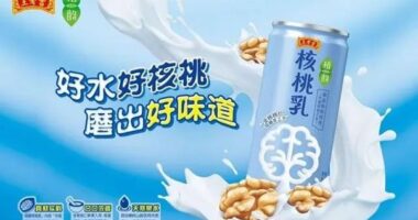 Wanglaoji launched plant-based walnut milk/ food tech news Asia