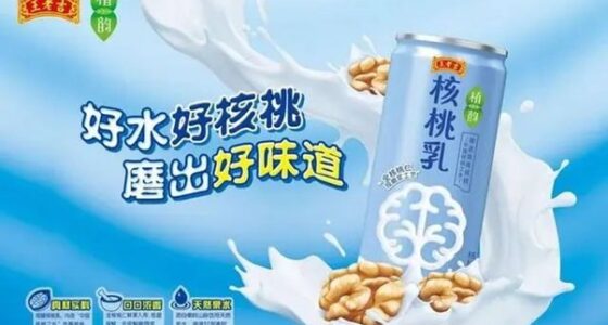 Wanglaoji launched plant-based walnut milk/ food tech news Asia