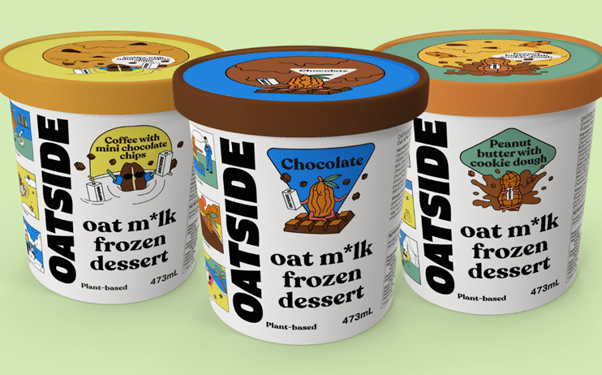 Singaporean oat milk brand OATSIDE has launched plant-based ice cream/food tech news Asia